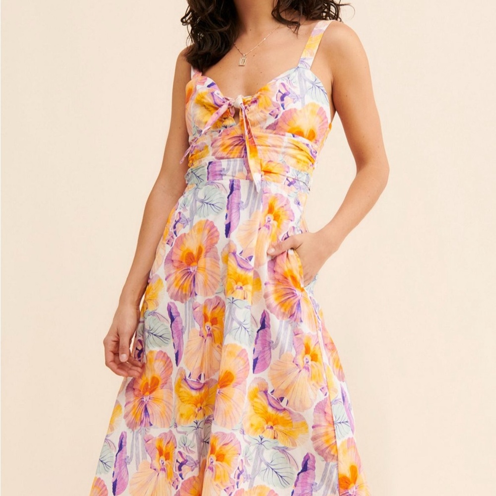 Anthropologie Cecilia Patterson Floral Summer Dress